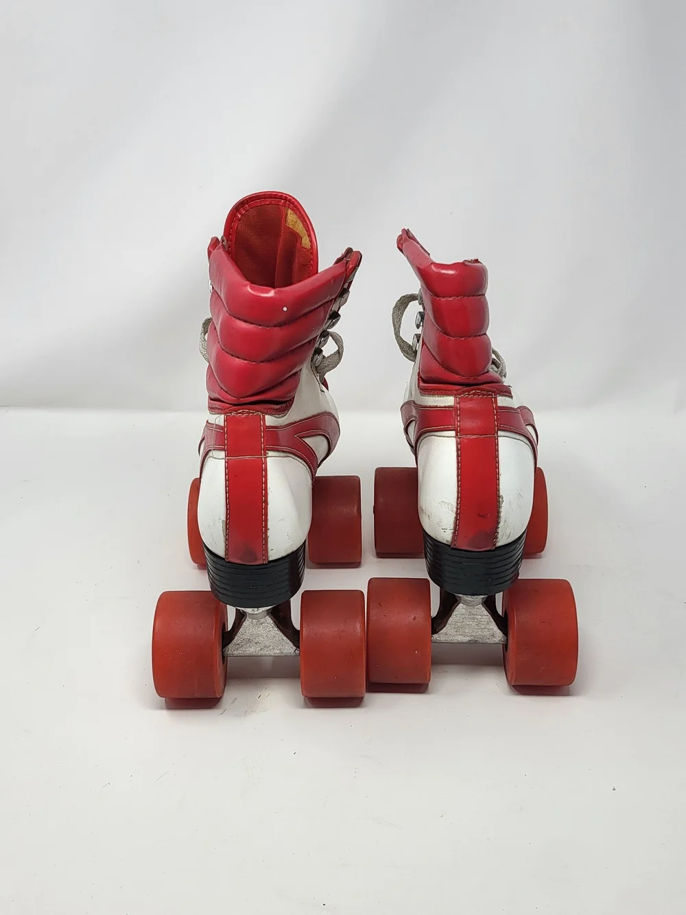 Marco Polo White and Red Retro Roller Skates